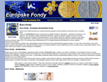 Tablet Screenshot of euro-fondy.cabik.sk