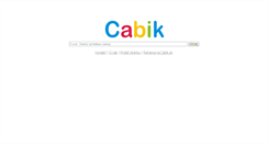 Desktop Screenshot of cabik.sk