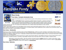 Tablet Screenshot of eurofondy.cabik.sk